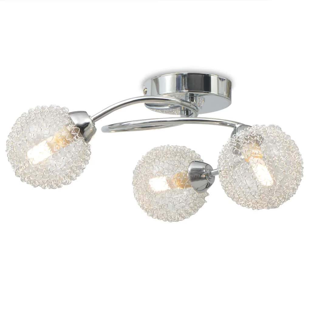 Casvilo - Taklampa med 3 LED-glödlampor G9 120 W