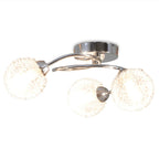 Casvilo - Taklampa med 3 LED-glödlampor G9 120 W