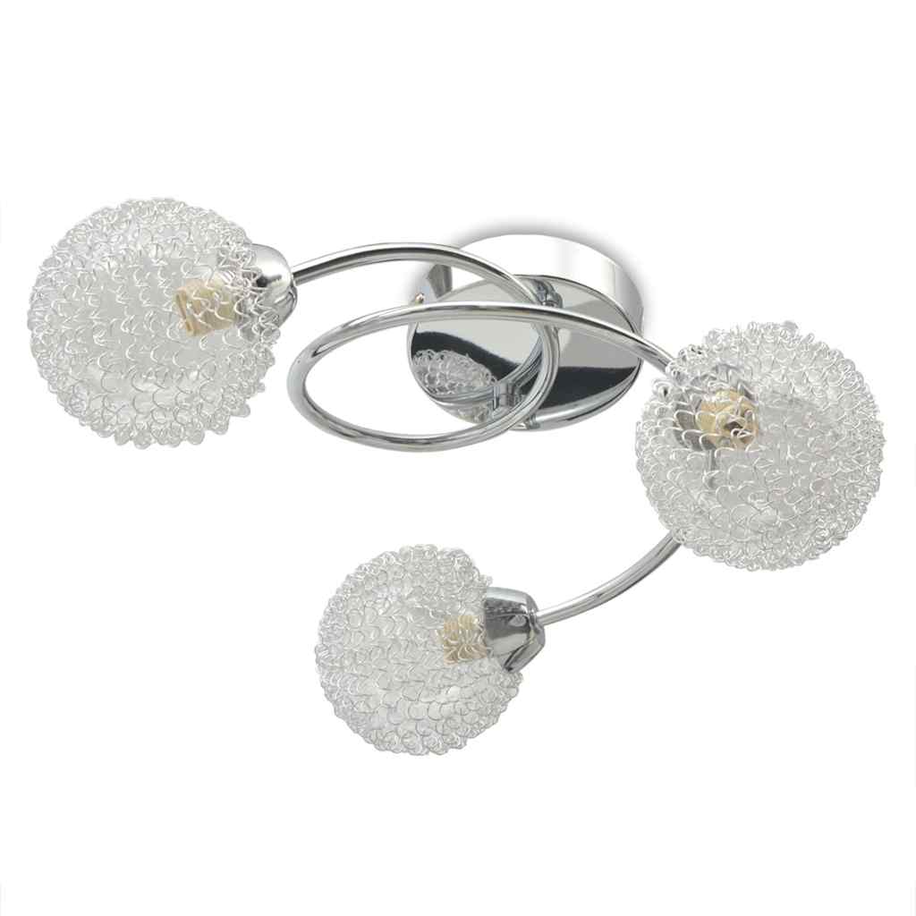 Casvilo - Taklampa med 3 LED-glödlampor G9 120 W