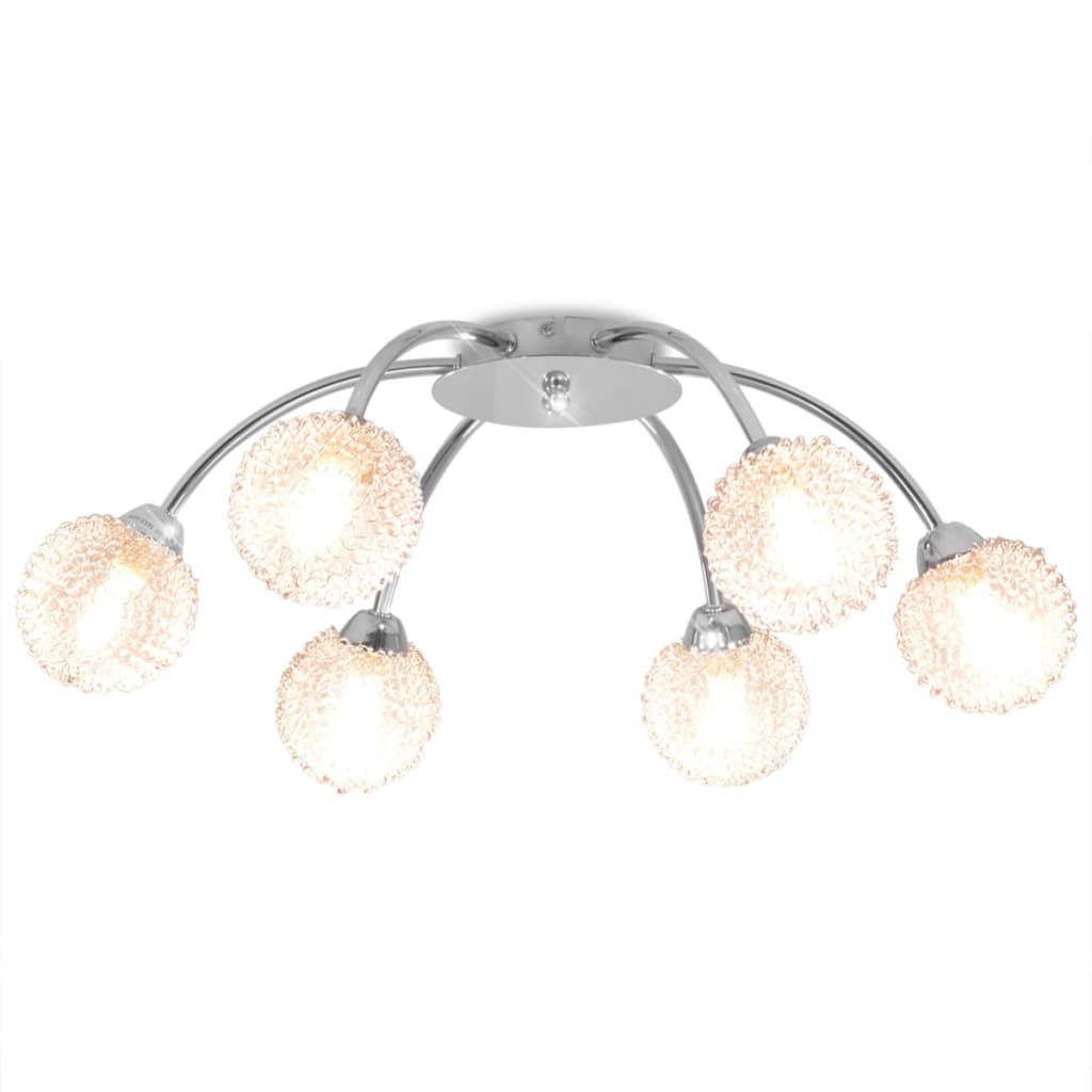 Praveli - Taklampa med 6 LED-glödlampor G9 240 W
