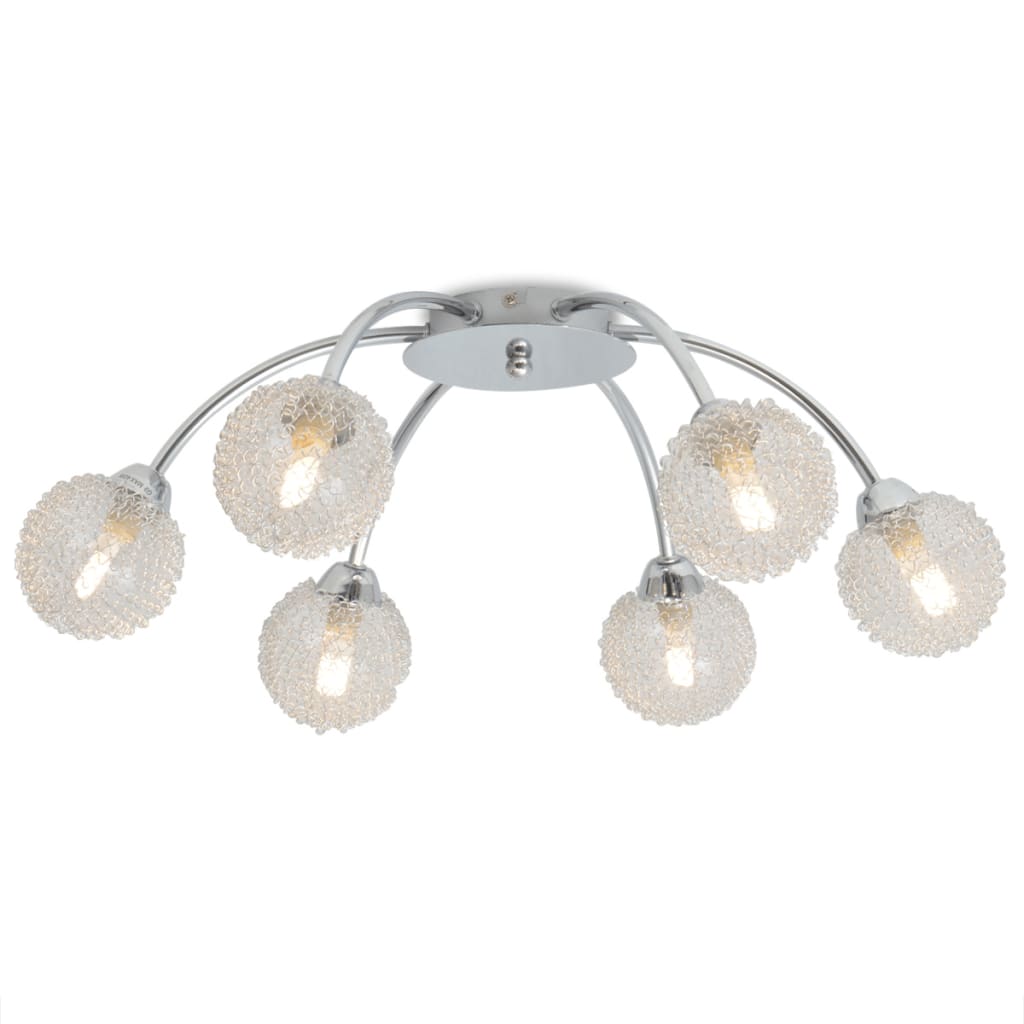 Praveli - Taklampa med 6 LED-glödlampor G9 240 W