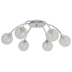Praveli - Taklampa med 6 LED-glödlampor G9 240 W