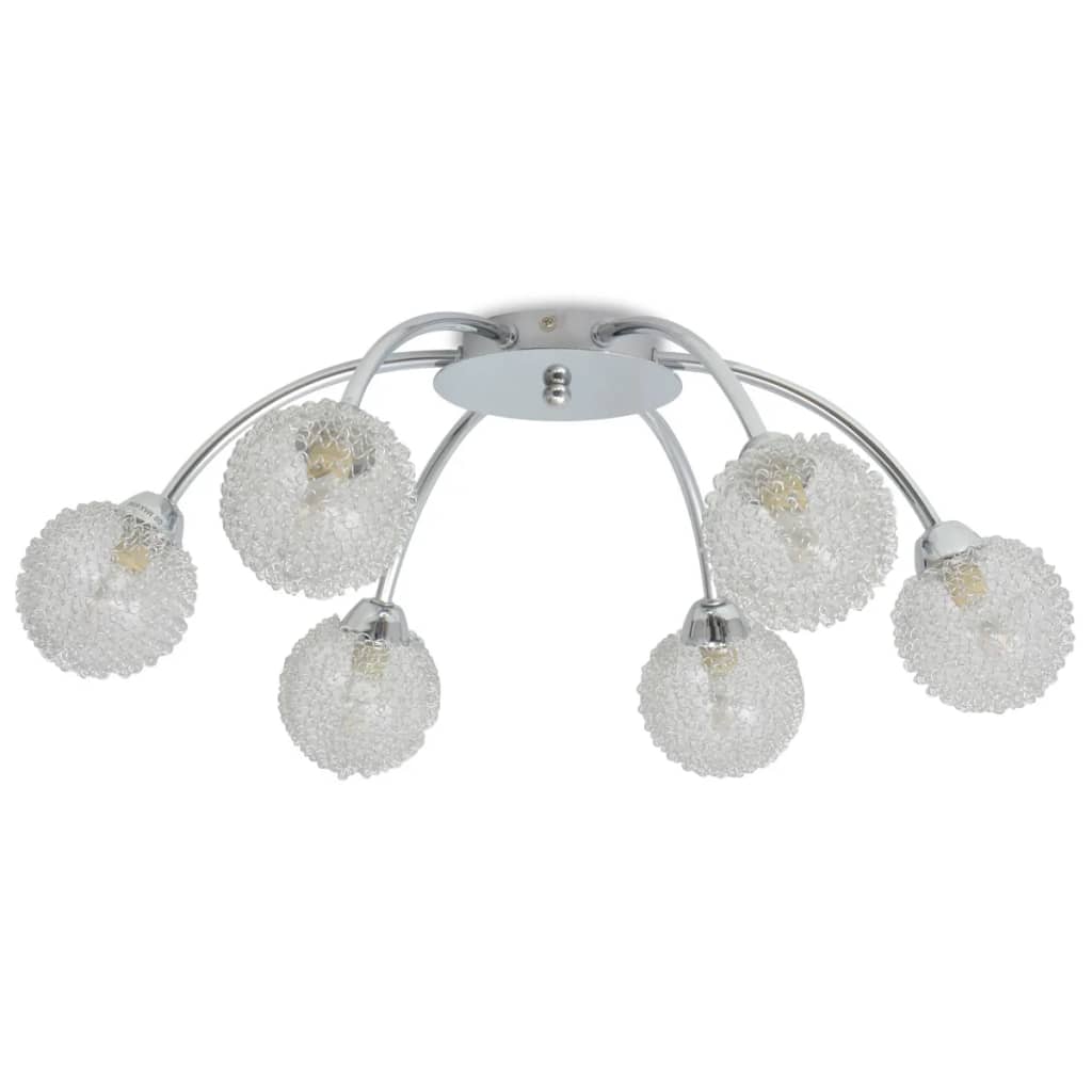Praveli - Taklampa med 6 LED-glödlampor G9 240 W