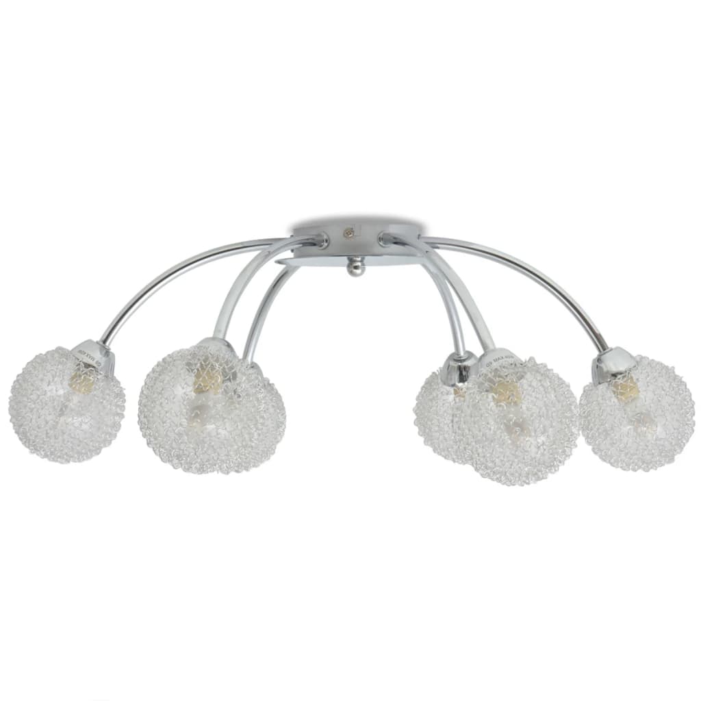 Praveli - Taklampa med 6 LED-glödlampor G9 240 W