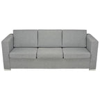 Urban – 3-sitssoffa tyg ljusgrå