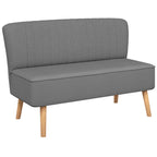 Estate – Soffa 117x55,5x77 cm tyg ljusgrå