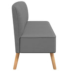 Estate – Soffa 117x55,5x77 cm tyg ljusgrå