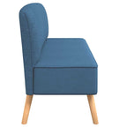 Orlana - Soffa 117x55,5x77 cm tyg blå