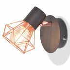 Levano - Vägglampor 2 st med 2 LED-filamentlampor 8 W