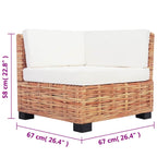 Minimalist – Soffgrupp i naturlig rotting 27 delar