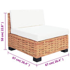 Relaxo - Soffgrupp i naturlig rotting 14 delar