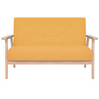 Scandinavian - 2-sitssoffa tyg gul