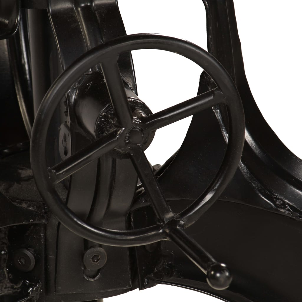 Barbord massivt återvunnet trä 75x(76-110) cm