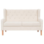 Averna - 2-sitssoffa tyg gräddvit