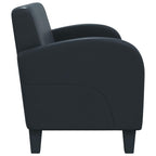 Lovira - 2-sitssoffa i konstläder svart