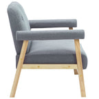 Casa - Soffa 2-sits tyg ljusgrå