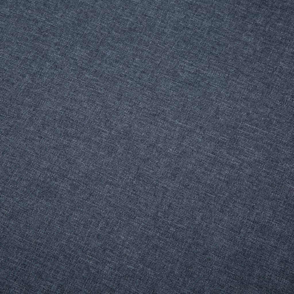 Soffa L-formad tyg 186x136x79 cm mörkgrå