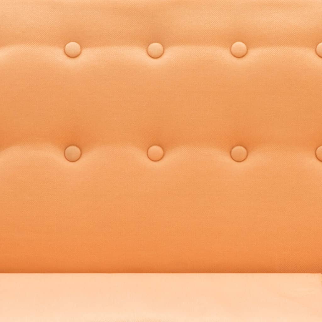 Canne - Soffa L-formad tyg 171,5x138x81,5 cm orange