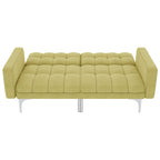 Valluno - Bäddsoffa i tyg grön