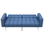 Carmida - Bäddsoffa blå tyg