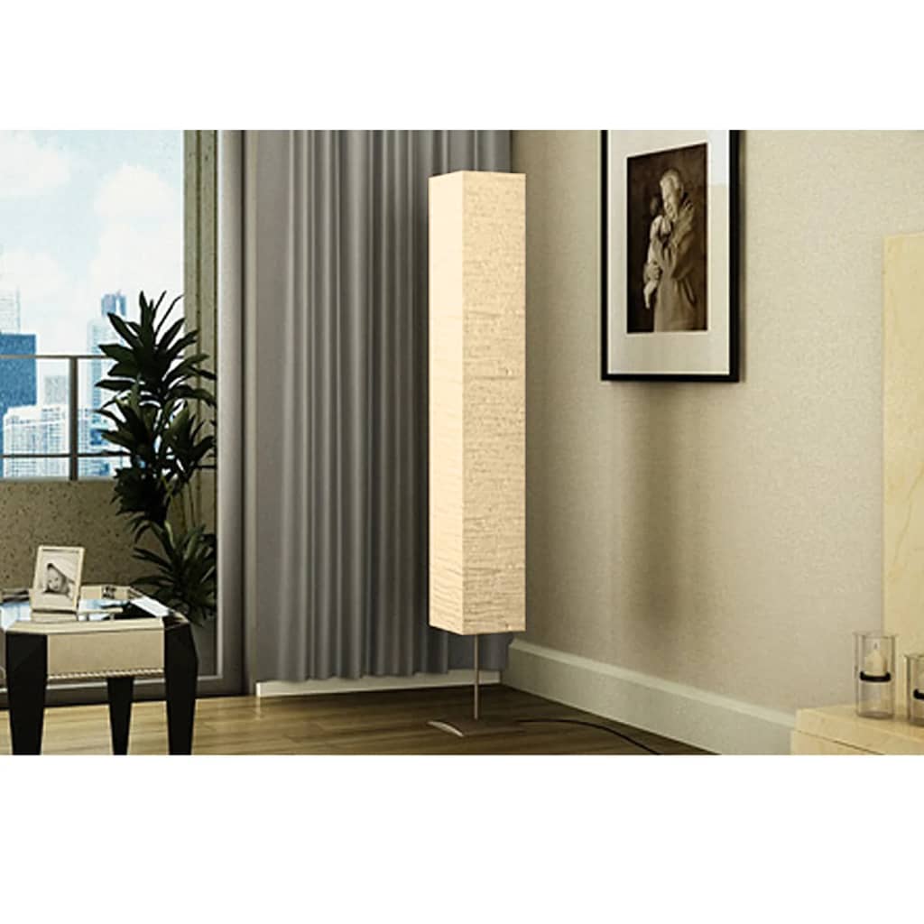 Zunelia - Golvlampa med stålstativ 170 cm beige