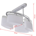 Taluna - Taklampa krom med fyra ljuskällor