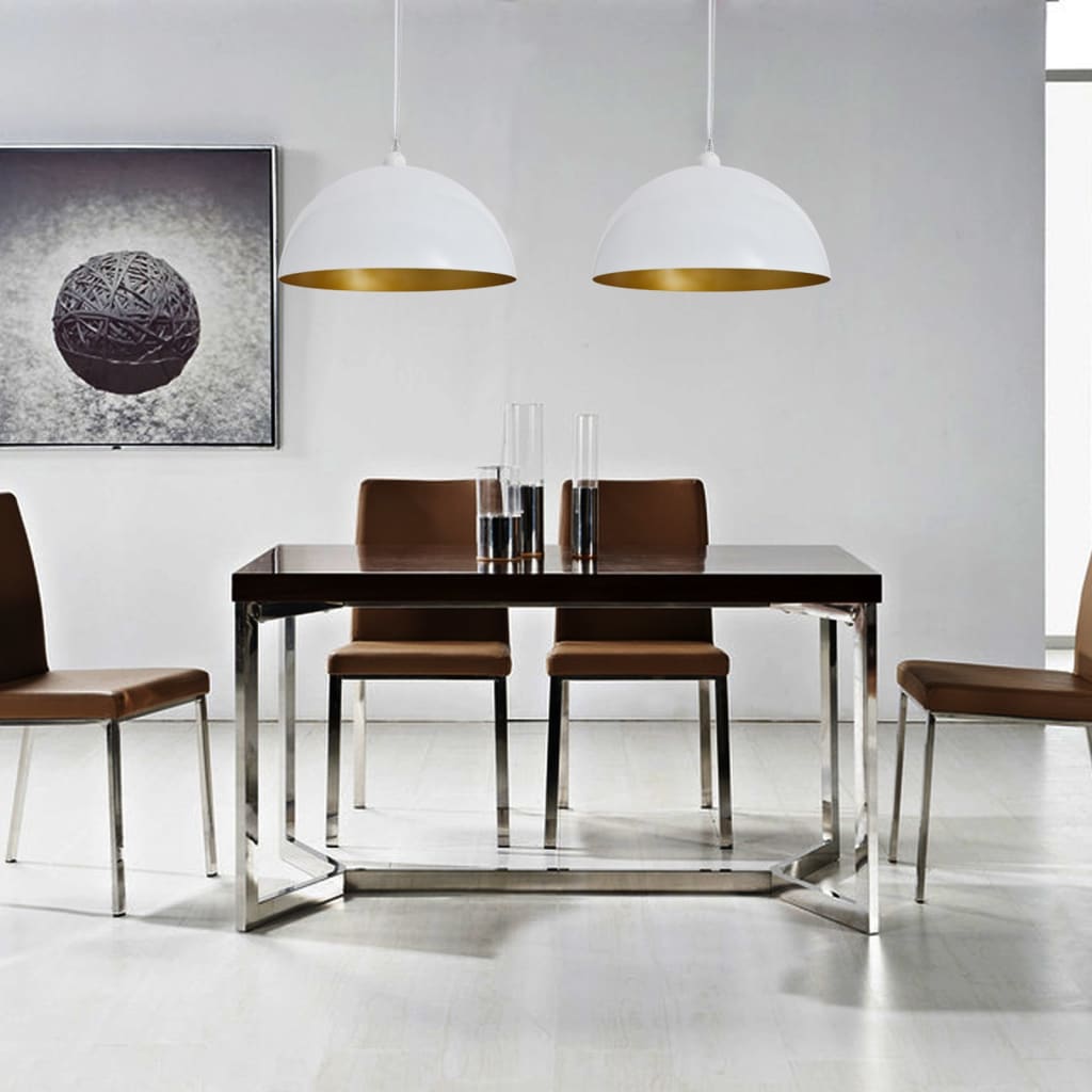 Norlux - Taklampa 2 st höjdjusterbar halvrund vit