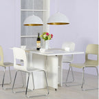 Norlux - Taklampa 2 st höjdjusterbar halvrund vit