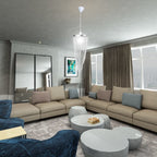 Zenaro - Kristallkrona 22 x 58 cm