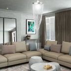 Zenaro - Kristallkrona 22 x 58 cm