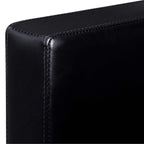 Calero - Divansoffa 3-sits konstläder svart