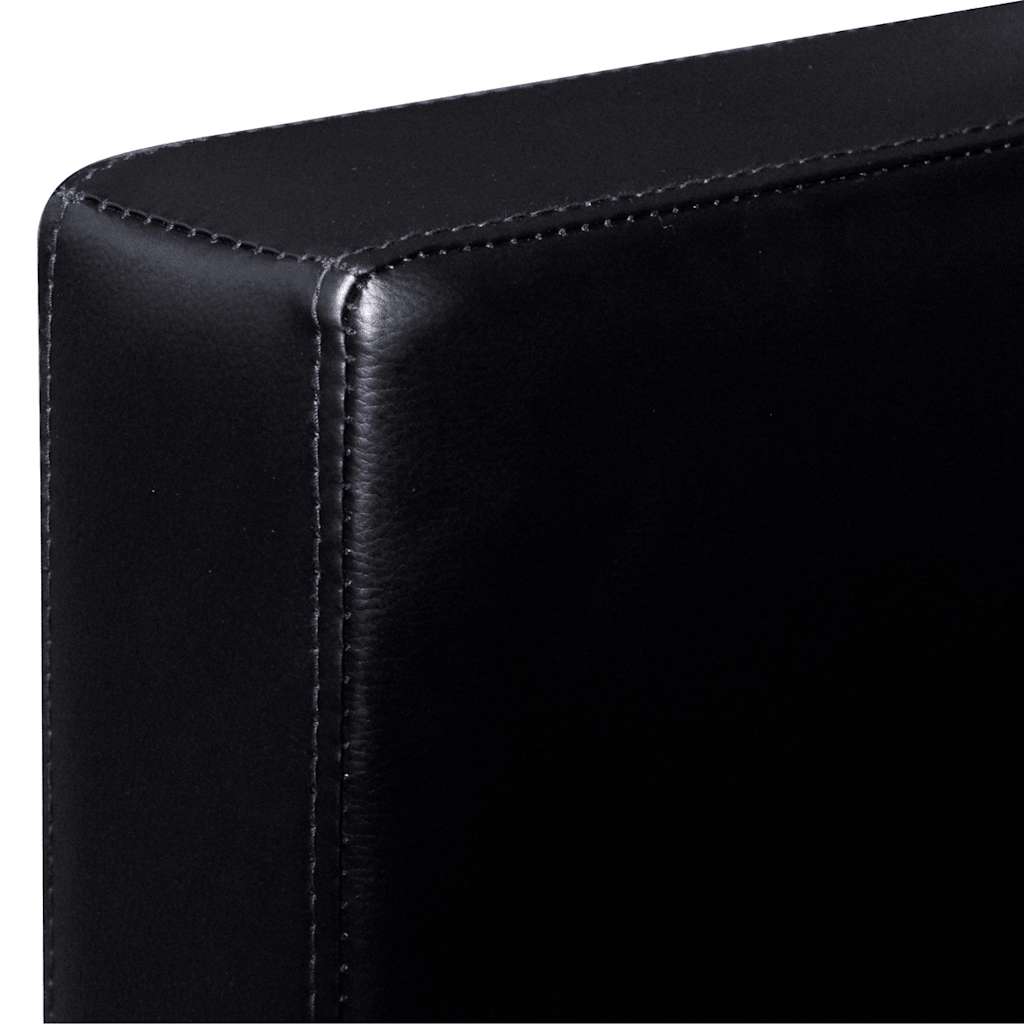 Calero - Divansoffa 3-sits konstläder svart