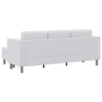 Serinty - Divansoffa 3-sits konstläder vit