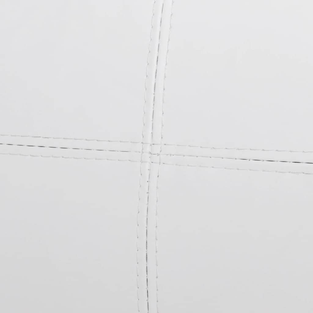 Serinty - Divansoffa 3-sits konstläder vit