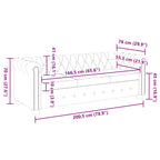 Lusso - Chesterfield 3-sits konstläder svart