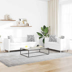 Haven – Soffgrupp konstläder med 3-sits och 2-sits vit