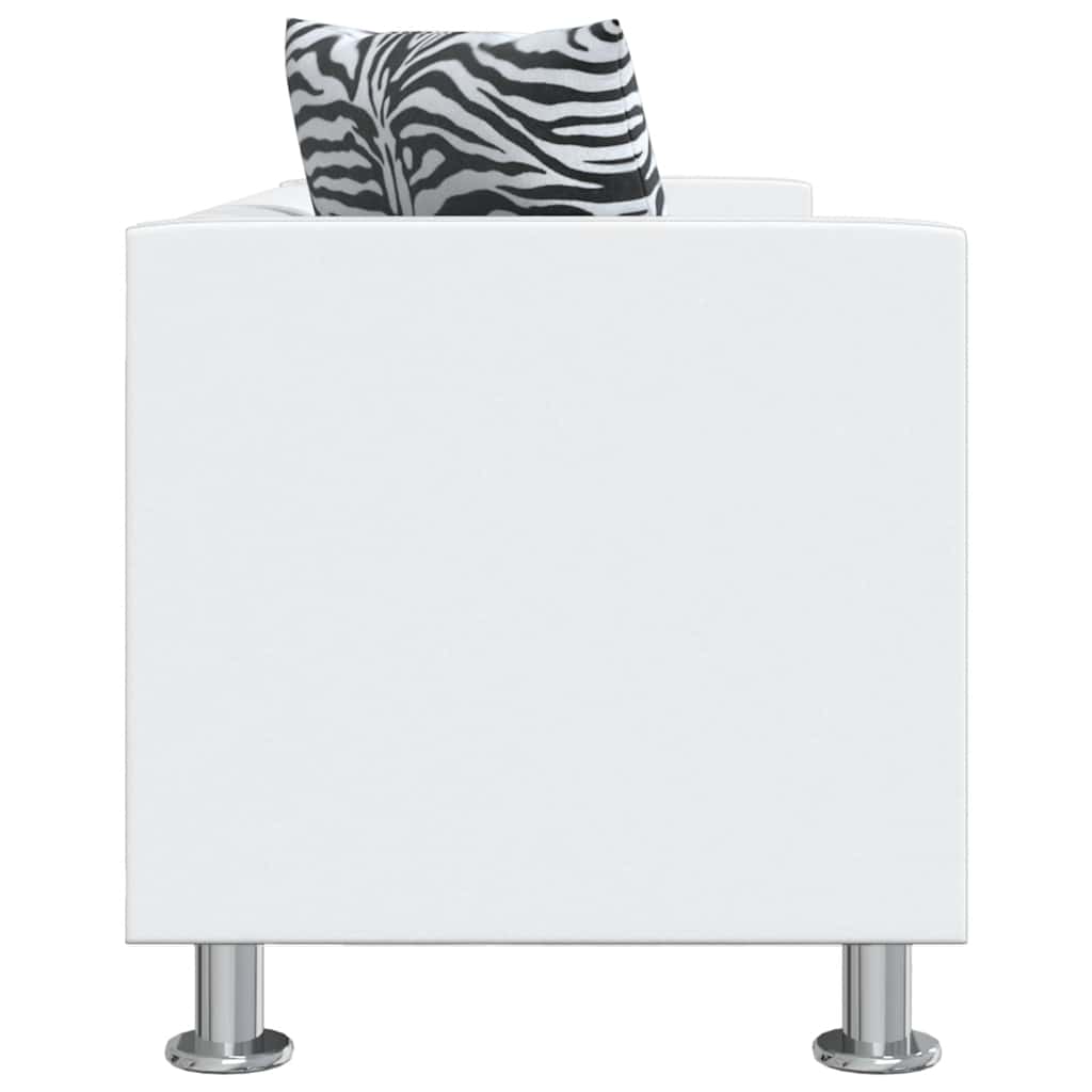 Haven – Soffgrupp konstläder med 3-sits och 2-sits vit