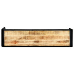 Avlastningsbord 140x35x76 cm massivt grovt mangoträ