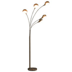 Junelis - Golvlampa 200 cm 5 x E14 silver
