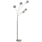 Junelis - Golvlampa 200 cm 5 x E14 silver