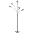 Junelis - Golvlampa 200 cm 5 x E14 silver