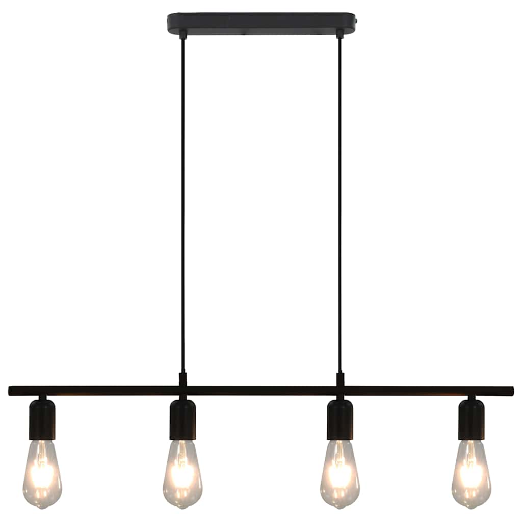Lumaro - Taklampa med glödlampor 2 W svart 80 cm E27