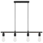 Lumaro - Taklampa med glödlampor 2 W svart 80 cm E27