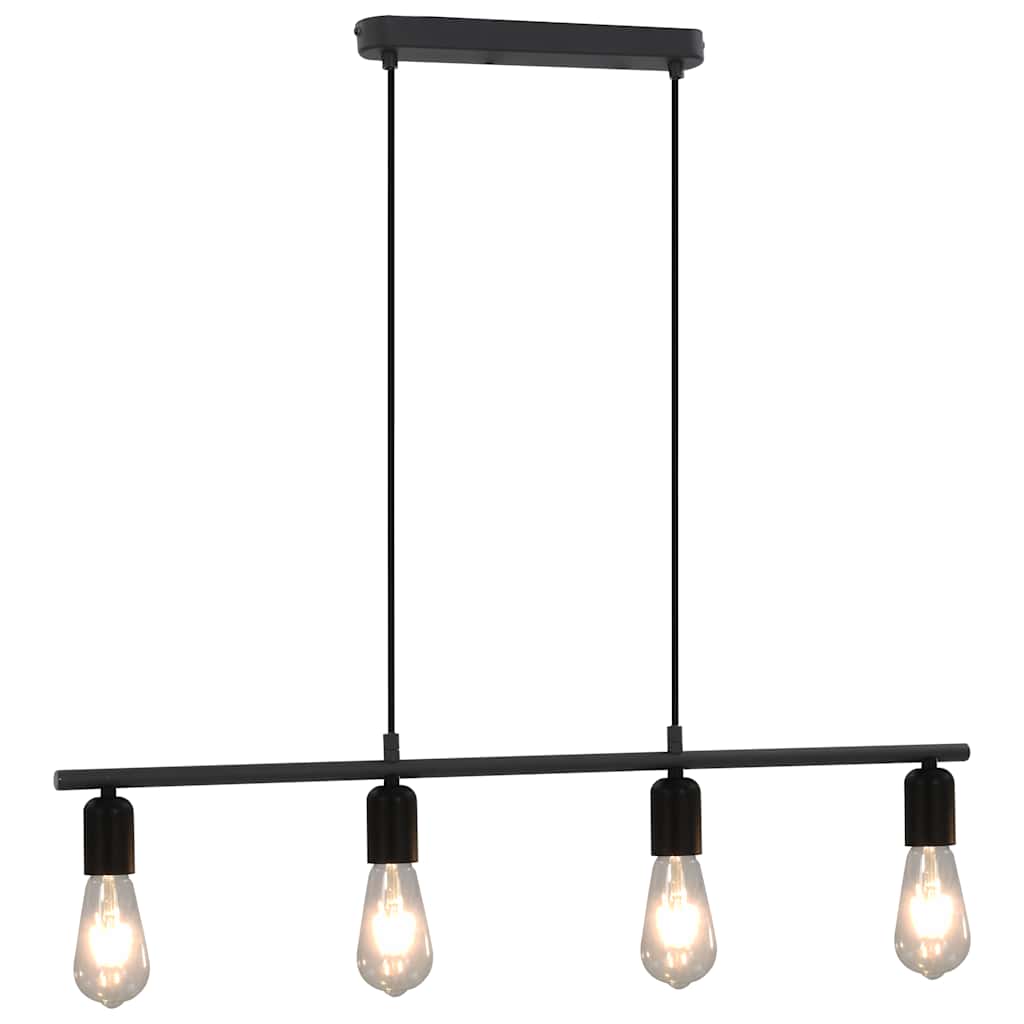 Lumaro - Taklampa med glödlampor 2 W svart 80 cm E27