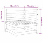 Corvella - 3-sitssoffa tyg gräddvit