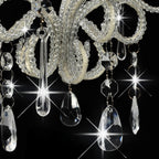 Torena - Taklampa med pärlor vit rund E14