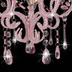 Aralux - Taklampa med pärlor silver rund E14