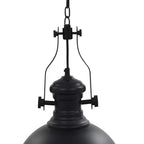 Ralumi - Taklampa svart rund E27