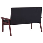 Sofinia - 2-sitssoffa svart konstläder