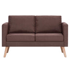 Ravello - Soffgrupp 2 delar tyg brun